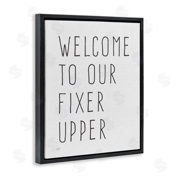 Stupell Industries Lux + Me Designs | Fixer Upper Home Welcome Sign Casual Typography Wall Art