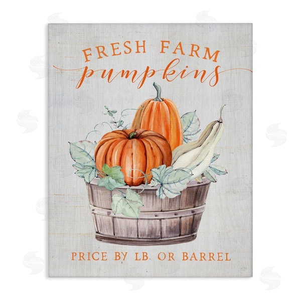 stupell industries Lux + Me Designs | Fresh Farm Pumpkins & Gourds