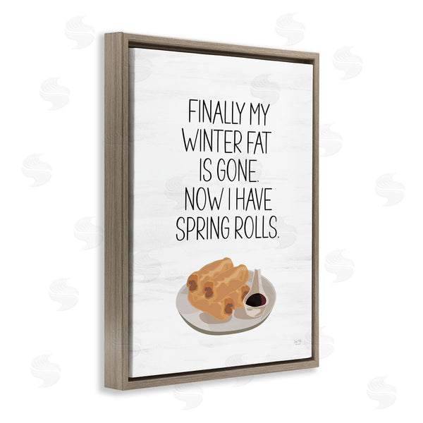 Stupell Industries Lux + Me Designs | Funny Spring Rolls Phrase