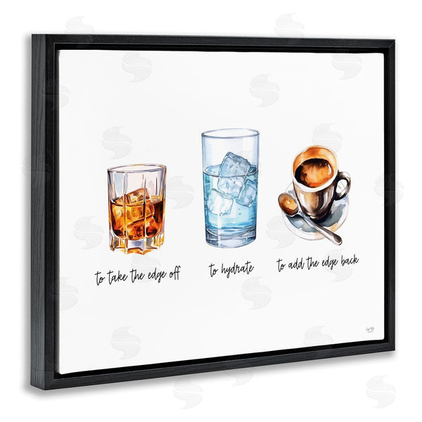 Stupell Industries Lux + Me Designs | Funny Whiskey & Coffee