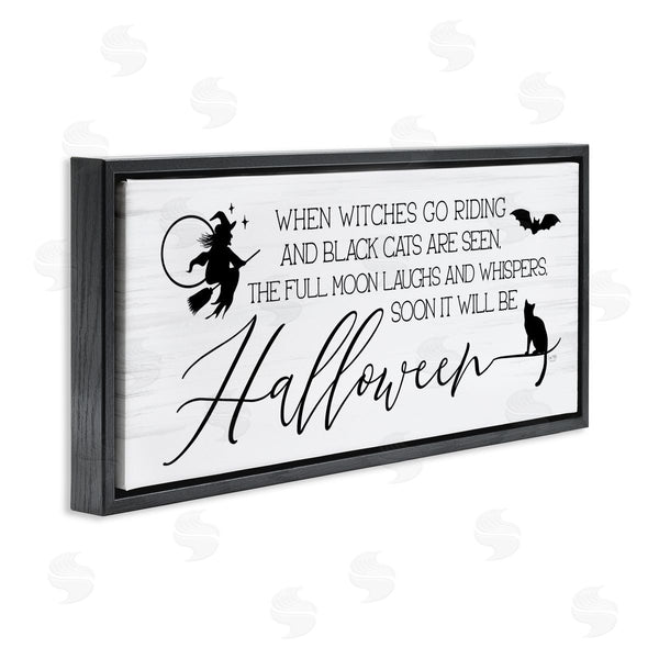 Stupell Industries Lux + Me Designs | Halloween Season Phrase Wall Art