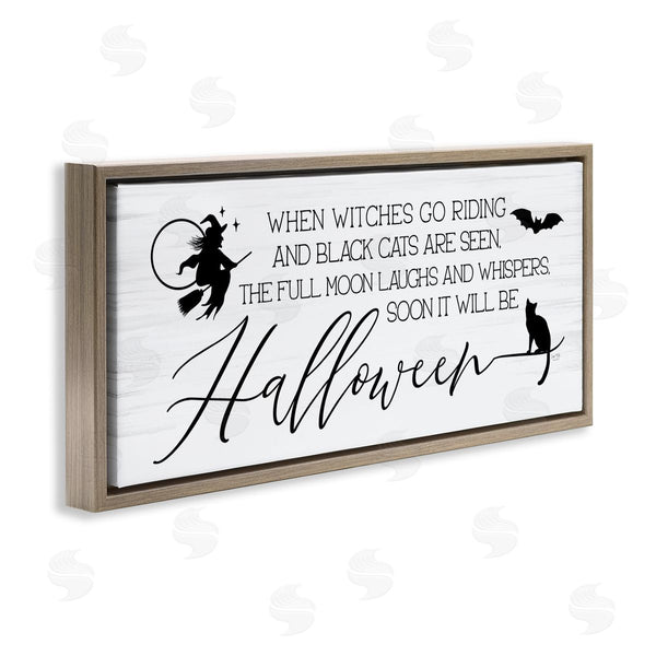 Stupell Industries Lux + Me Designs | Halloween Season Phrase Wall Art