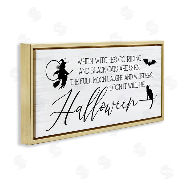 Stupell Industries Lux + Me Designs | Halloween Season Phrase Wall Art