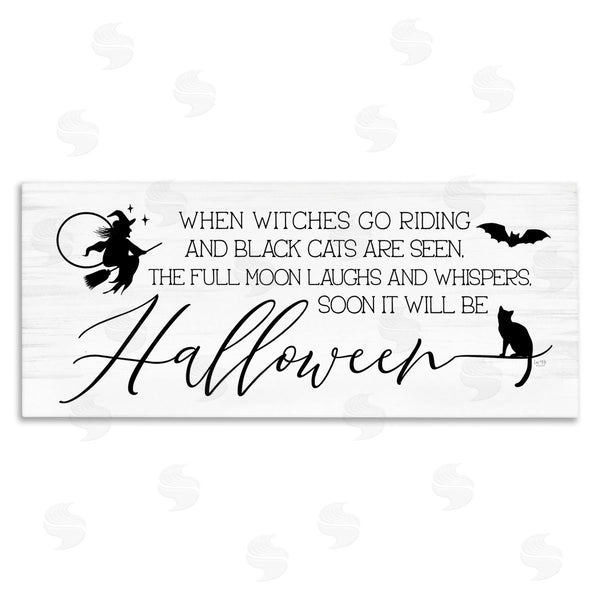 stupell industries Lux + Me Designs | Halloween Season Phrase Wall Art