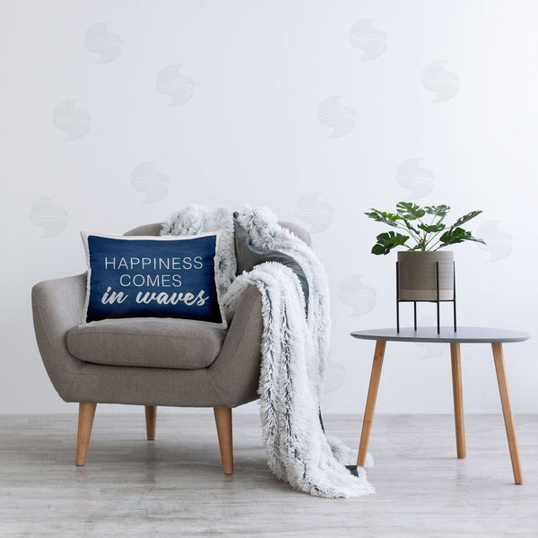 Stupell Industries Lux + Me Designs | Happiness In Waves Phrase