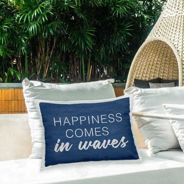 Stupell Industries Lux + Me Designs | Happiness In Waves Phrase