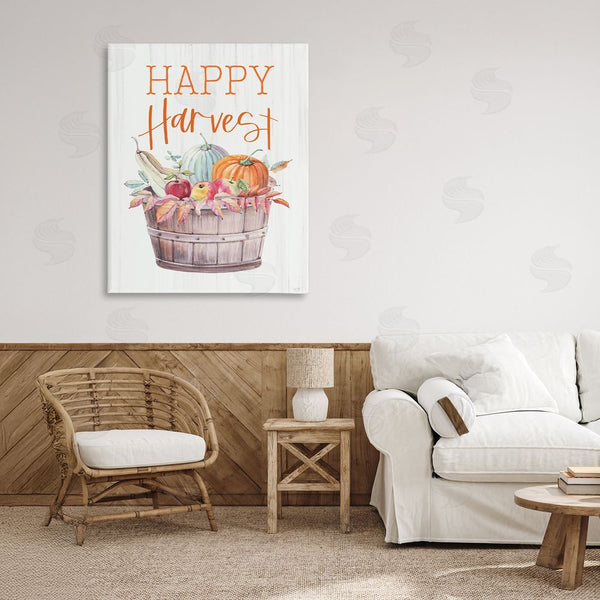 Stupell Industries Lux + Me Designs | Happy Harvest Rustic Basket