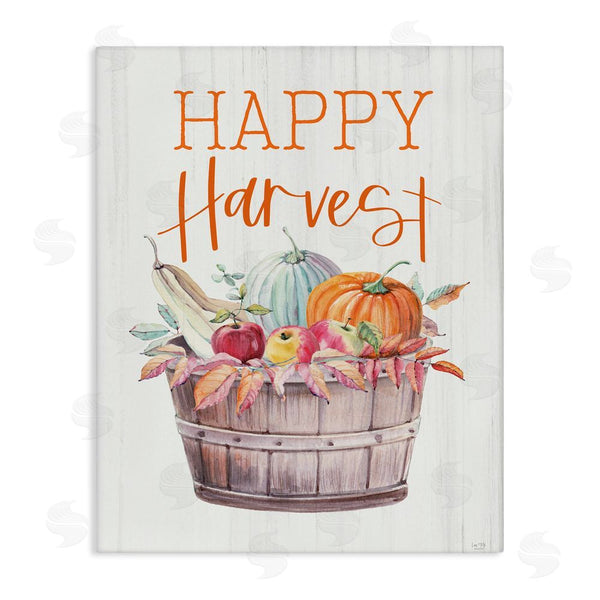 stupell industries Lux + Me Designs | Happy Harvest Rustic Basket