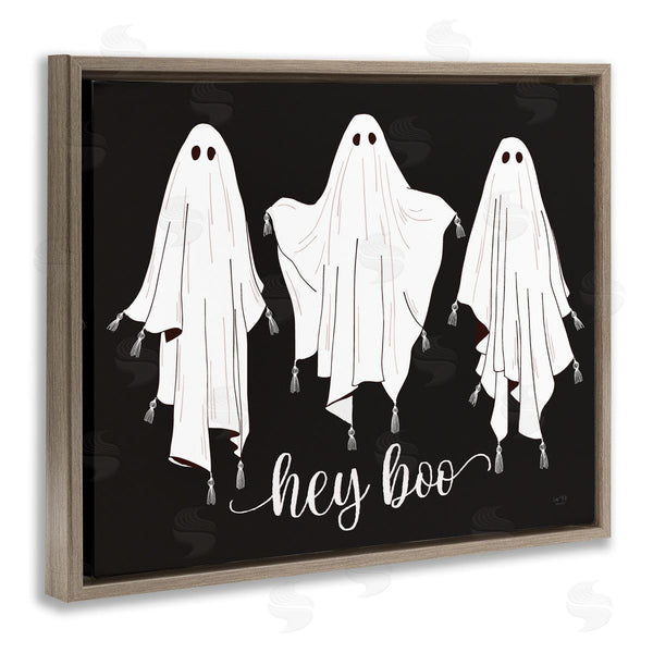 Stupell Industries Lux + Me Designs | Hey Boo Three Ghosts Wall Art
