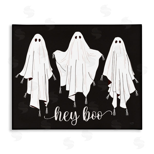 stupell industries Lux + Me Designs | Hey Boo Three Ghosts Wall Art