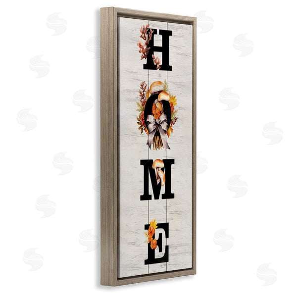 Stupell Industries Lux + Me Designs | Home With Rustic Mushrooms Wall Art