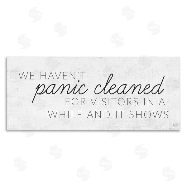 stupell industries Lux + Me Designs | Humorous Panic Clean Home Sign