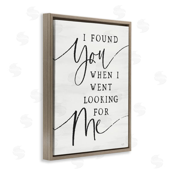 Stupell Industries Lux + Me Designs | I Found You Inspirational Wall Art