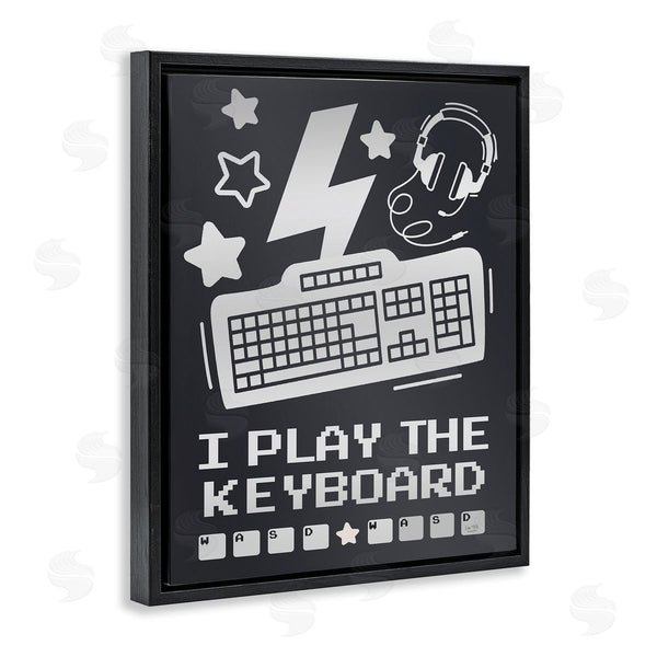 Stupell Industries Lux + Me Designs | I Play The Keyboard Humor