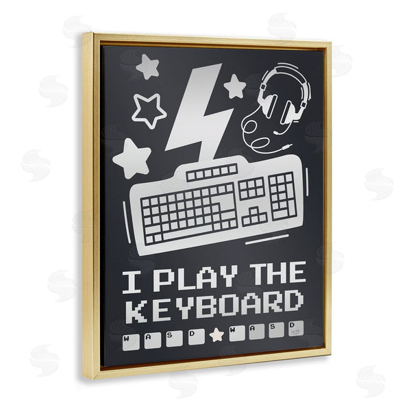 Stupell Industries Lux + Me Designs | I Play The Keyboard Humor