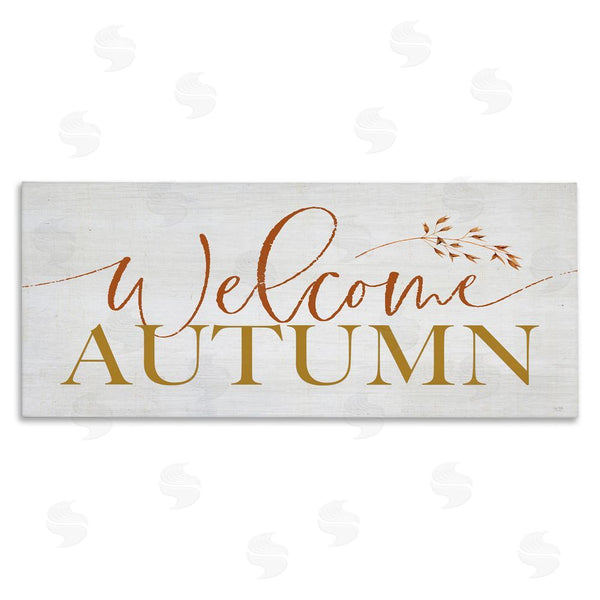 stupell industries Lux + Me Designs | Inviting Welcome Autumn Script
