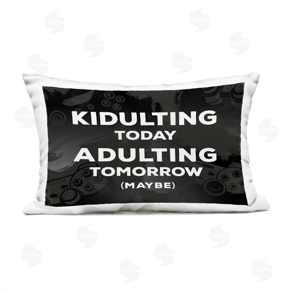 Stupell Industries Lux + Me Designs | Kidulting Today Adulting Tomorrow Printed Throw Pillow
