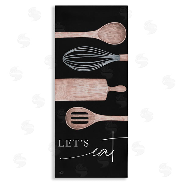 stupell industries Lux + Me Designs | Let's Eat with Kitchen Utensils Wall Art