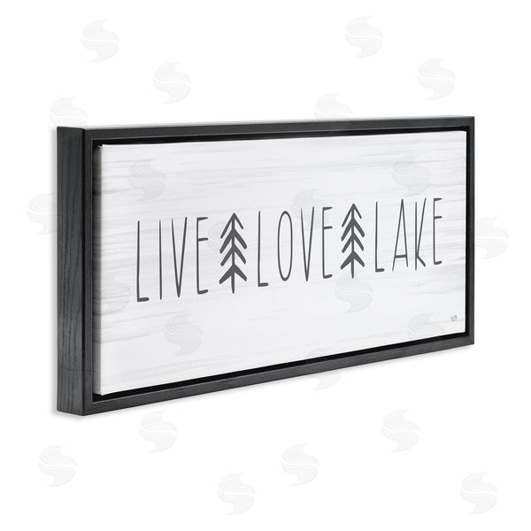 Stupell Industries Lux + Me Designs | Live Love Lake Phrase Wall Art