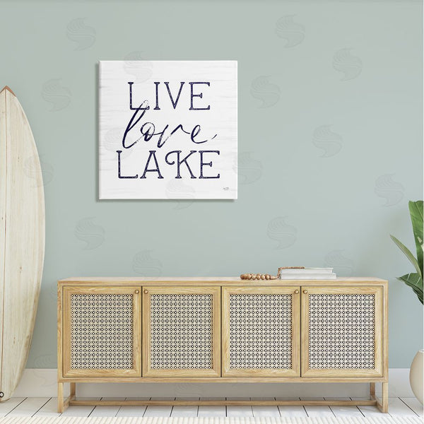 Stupell Industries Lux + Me Designs | Live Love Lake Rustic Nautical Wall Art