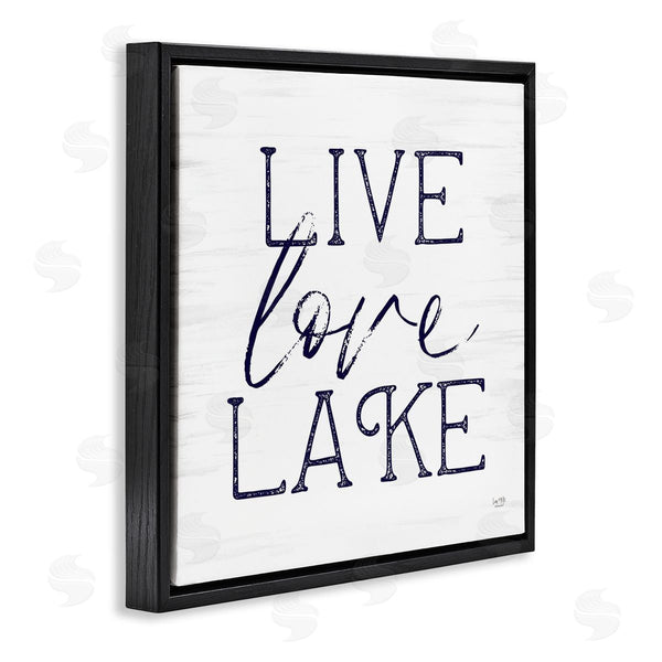 Stupell Industries Lux + Me Designs | Live Love Lake Rustic Nautical Wall Art