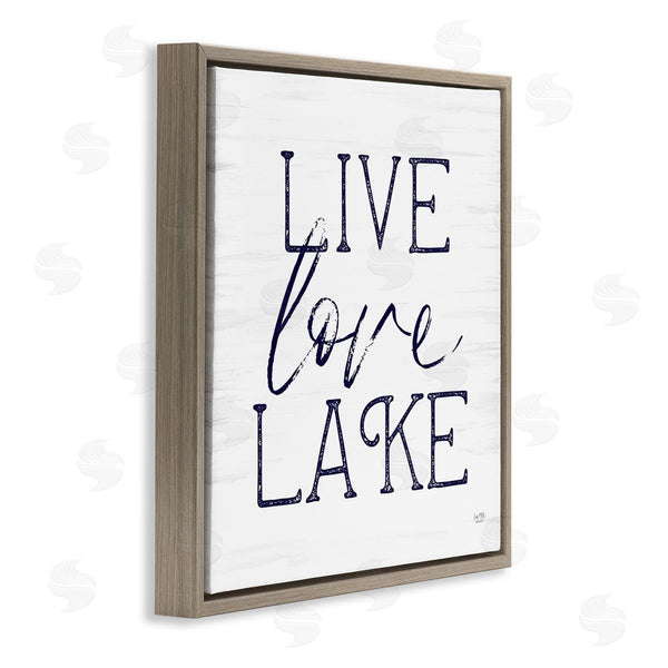 Stupell Industries Lux + Me Designs | Live Love Lake Rustic Nautical Wall Art
