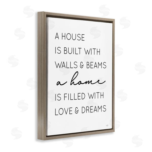 Stupell Industries Lux + Me Designs | Love And Dreams Sentiment