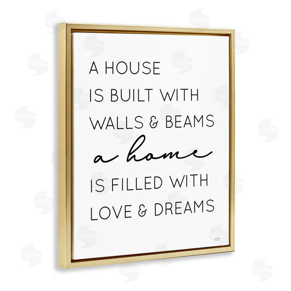 Stupell Industries Lux + Me Designs | Love And Dreams Sentiment