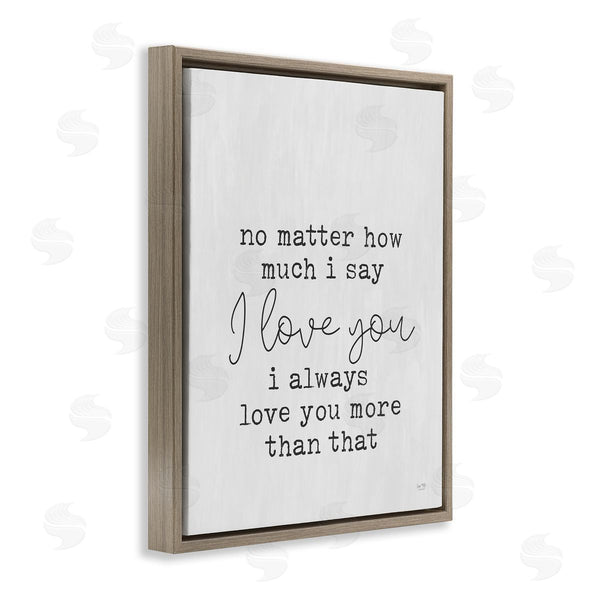 Stupell Industries Lux + Me Designs | Love You Romantic Phrase Wall Art