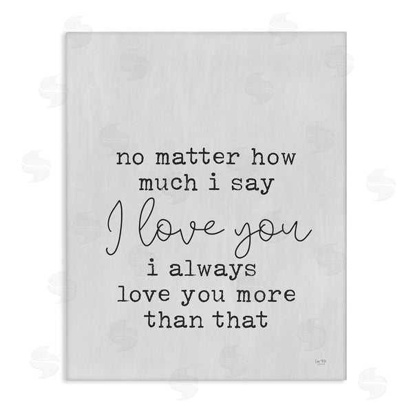 stupell industries Lux + Me Designs | Love You Romantic Phrase Wall Art