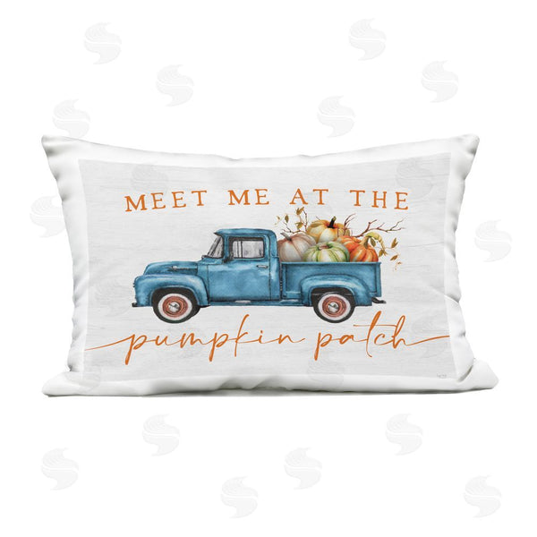 Stupell Industries Lux + Me Designs | Meet Me Pumpkin Patch Printed Throw Pillow