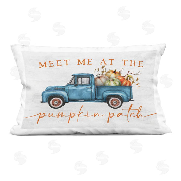 stupell industries Lux + Me Designs | Meet Me Pumpkin Patch Printed Throw Pillow
