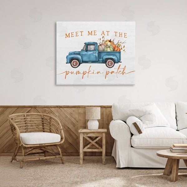 Stupell Industries Lux + Me Designs | Meet Me Pumpkin Patch Wall Art