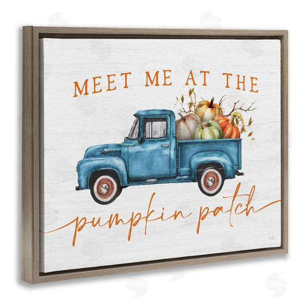 Stupell Industries Lux + Me Designs | Meet Me Pumpkin Patch Wall Art