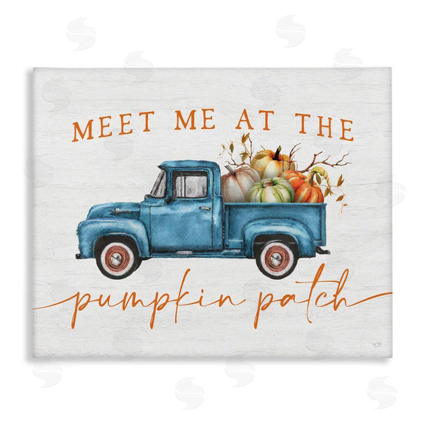 stupell industries Lux + Me Designs | Meet Me Pumpkin Patch Wall Art