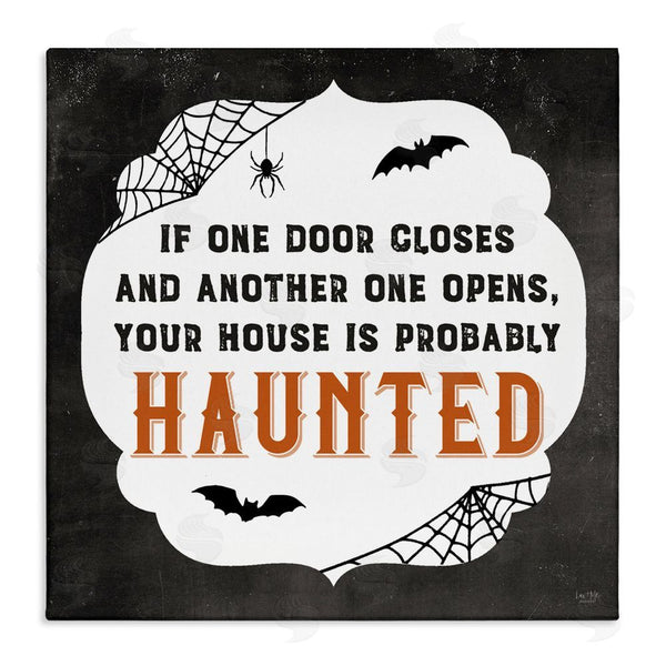 stupell industries Lux + Me Designs | One Door Closes Haunted House