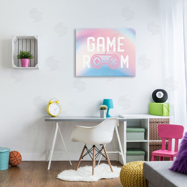 Stupell Industries Lux + Me Designs | Pastel Gamer Room Sign Wall Art