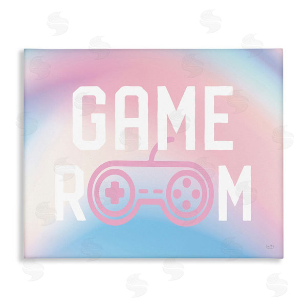 stupell industries Lux + Me Designs | Pastel Gamer Room Sign Wall Art