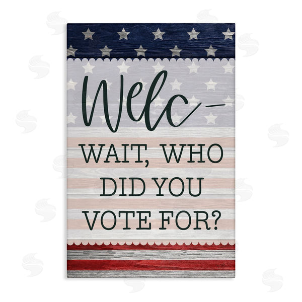 stupell industries Lux + Me Designs | Political Welcome Sign Wall Art