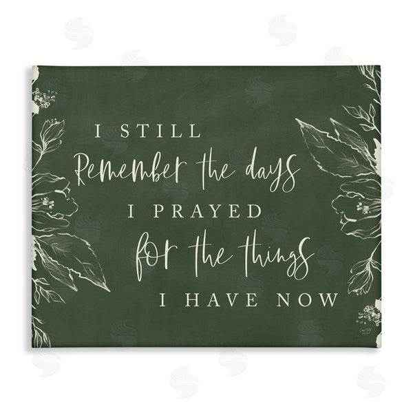 stupell industries Lux + Me Designs | Prayed For What I Have Now Wall Art