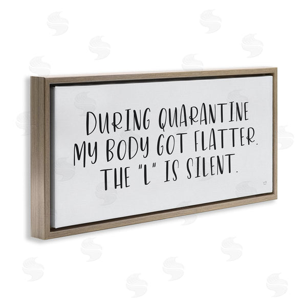 Stupell Industries Lux + Me Designs | Quarantine Body Weight Humor