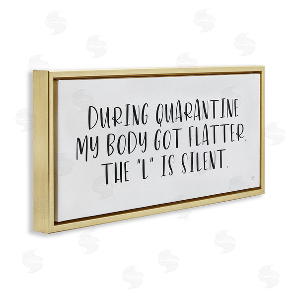 Stupell Industries Lux + Me Designs | Quarantine Body Weight Humor