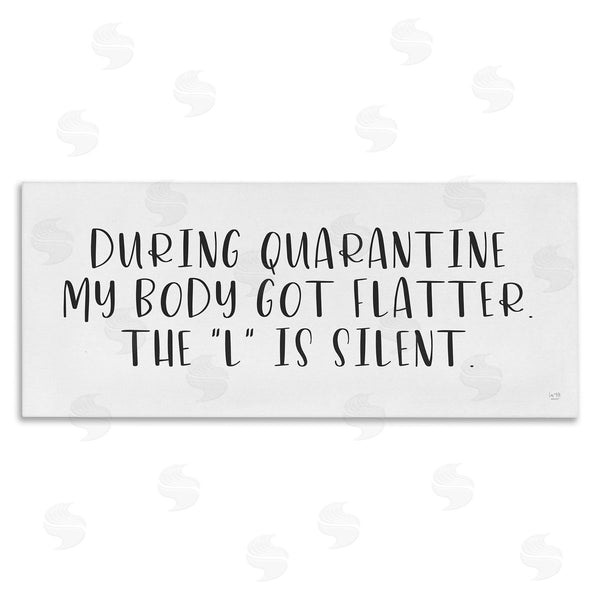 stupell industries Lux + Me Designs | Quarantine Body Weight Humor