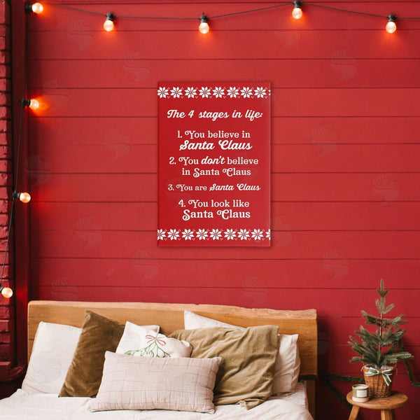 Stupell Industries Lux + Me Designs | Santa Claus Four Stages In Life