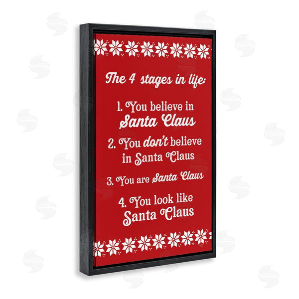 Stupell Industries Lux + Me Designs | Santa Claus Four Stages In Life