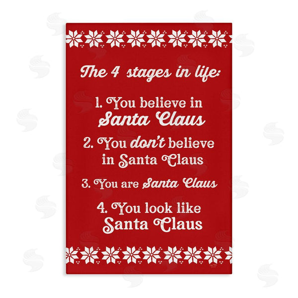 stupell industries Lux + Me Designs | Santa Claus Four Stages in Life