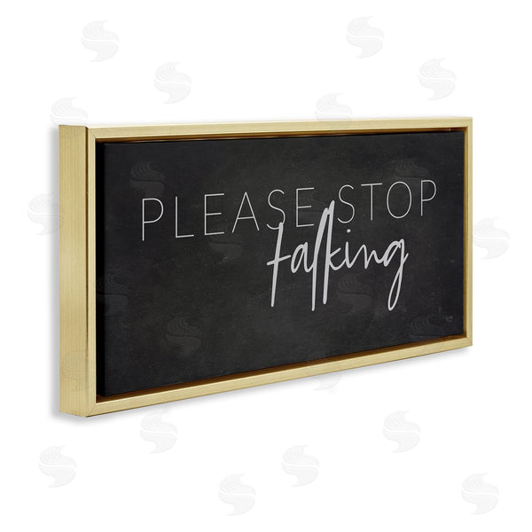 Stupell Industries Lux + Me Designs | Sassy Please Stop Talking Wall Art