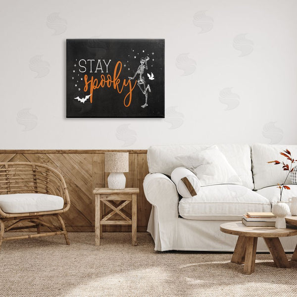 Stupell Industries Lux + Me Designs | Stay Spooky Skeleton Wall Art