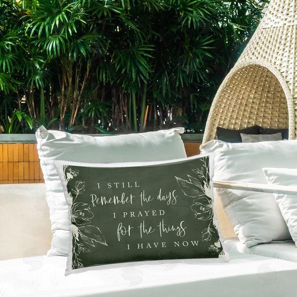 Stupell Industries Lux + Me Designs | Still Remember The Days Gratitude Throw Pillow