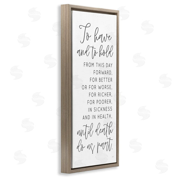 Stupell Industries Lux + Me Designs | To Have And To Hold Wall Art